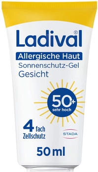 Stada Ladival Allergische Haut Sonnenschutz-Gel Gesicht LSF50+ (50ml)
