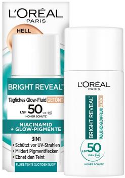 L'Or&eacute;al Daily Tinted UV Fluid with SPF 50 Niacinamide + Glow Pigments (50 ml) Light Shade