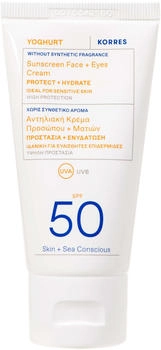 Korres Yoghurt Face + Eyes Sunscreen SPF 50 50 ml