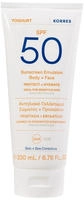 Korres 21012559, Korres Sun Care Yoghurt Sunscreen Emulsion Body & Face SPF 50...