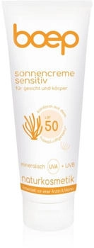 boep Natural Sun Cream Sensitive crema abbronzante SPF 50 100 ml
