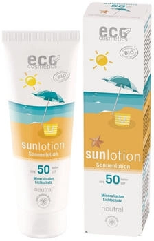 Eco Cosmetics Sonnenlotion neutral ohne Duft LSF 50 - 125 ml