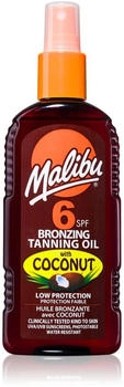 Malibu Coconut Bronzing Tan Oil SPF6 200ml