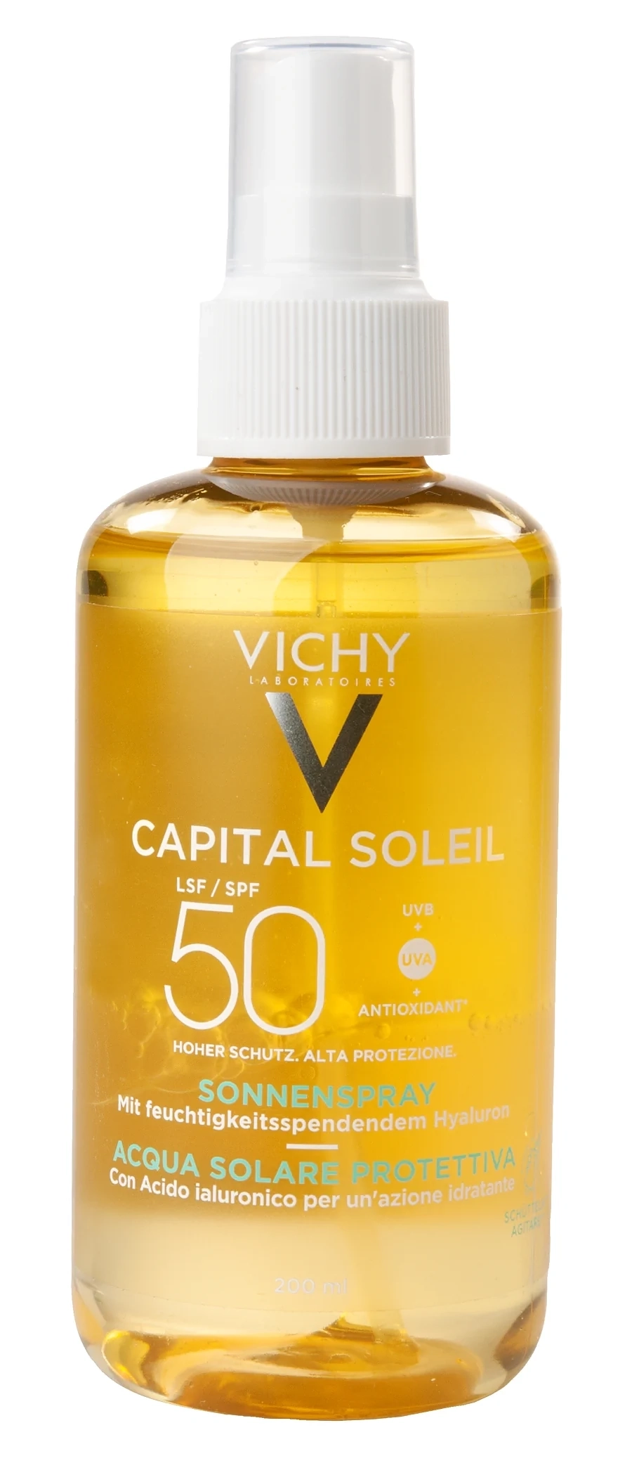 Vichy Capital Soleil Sonnenspray Mit Feuchtigkeitsspendendem Hyaluron