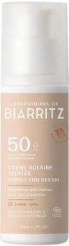Laboratoires de Biarritz Getönte Sonnencreme wasserfest SPF50 Elfenbein (50 ml)