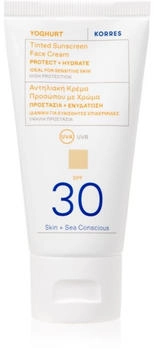Korres Yoghurt Tinted Sunscreen crema abbronzante colorata SPF 30 50 ml