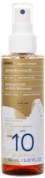 Korres Aegean Bronze Intense Bronzing Oil Face + Body SPF10 150ml