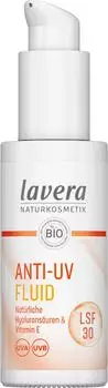 Lavera Anti-UV Fluid lozione abbronzante per il viso SPF 30 30 ml