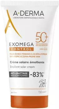 A-Derma Exomega Control Emollient Solar Cream SPF50+ (150 ml)