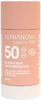 Alphanova Sun Glow BB Nude tinted stick SPF50 (17 g)