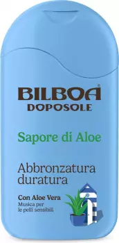 Bilboa Flaconi Doposole Sapore di Aloe Abbronzatura duratura Aloe Vera 200ml