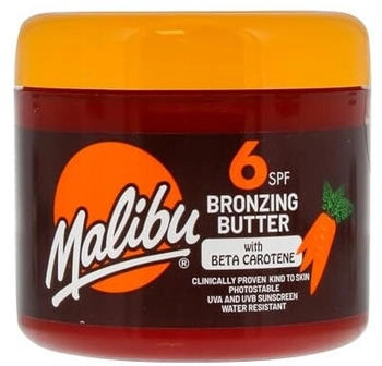 Malibu Sun SPF 4 Bronzing Tanning Body Butter with Beta Carotene and Argan Oil Water Resistant Tropical Coconut Fragrance 300ml