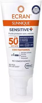 Ecran Sunnique Sensitive+ Fluid Protector SPF 50+ (50ml)