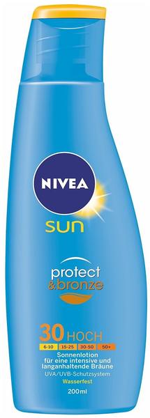 NIVEA Sun Protect & Bronze Lotion LSF 30 200 ml