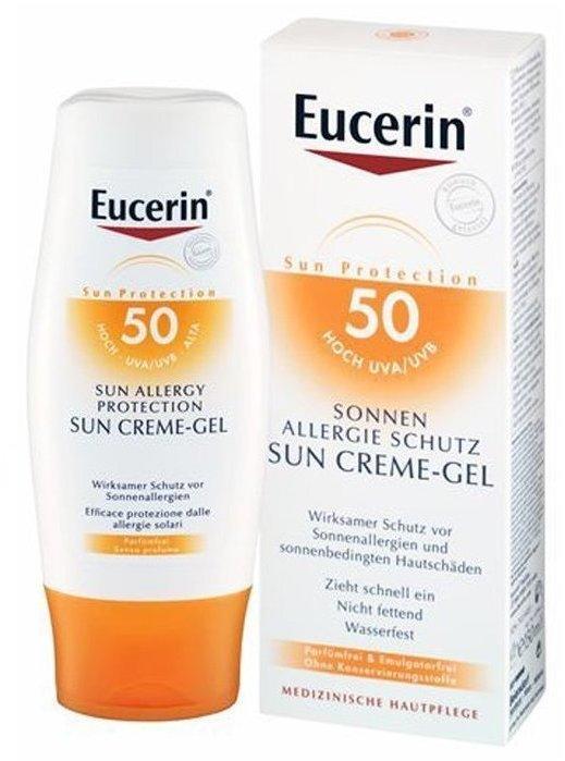 Eucerin Sonnen Allergie Schutz Sun Creme-Gel LSF 50 (150 ml) Test  Testbericht.de-Note: gut vom (März 2023)