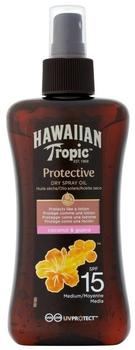 Hawaiian Tropic Protective Dry Spray Oil Lsf 15, 200 ml