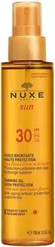 NUXE Sun Tanning Oil For Face and Body SPF 30 (150 ml)