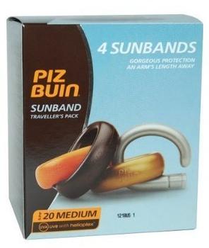 Piz Buin Sunband - Sonnencreme SPF 20 Travellers pack 4 x 50 ml (unisex)