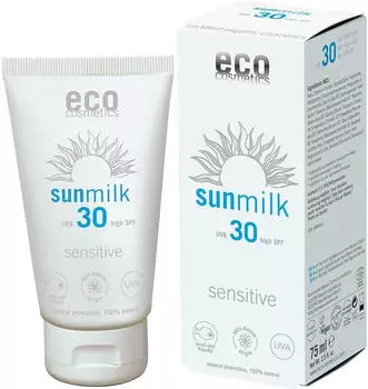 Eco Cosmetics Sonnenmilch Sensitive LSF 30 (75ml)