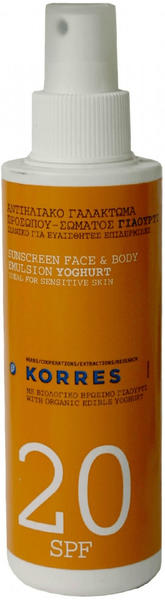 Korres Face & Body Emulsion Yoghurt LSF 20 150 ml