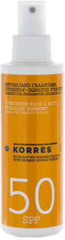 Korres Face & Body Emulsion Yoghurt LSF 50 150 ml