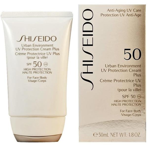 Shiseido Urban Environment UV Protection Cream Plus LSF 50 50 ml Test ❤️  Testbericht.de Mai 2022
