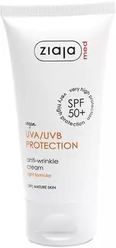 Ziaja Med Anti Wrinkle Cream SPF 50+ (50 ml) White