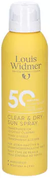 Louis Widmer Sun Clear & Dry Sun Spray UV 50 l.P. (200ml)