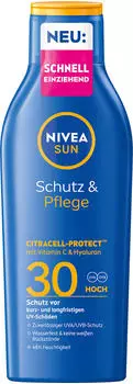 Nivea Sun Schutz & Pflege Sonnenlotion LSF 30 (200ml)