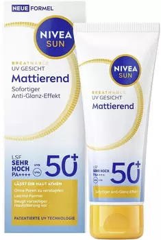 Nivea Sun Sonnenschutz LSF 50+ mattierende Sonnencreme (40ml)