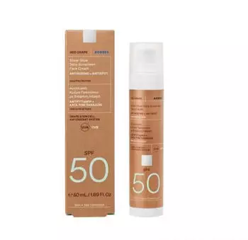 Korres RED GRAPE Sheer Glow Finish crema solare quotidiana viso SPF50 50 ml