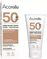 Acorelle Get&ouml;nte Sonnencreme Gesicht LSF 50 Medium