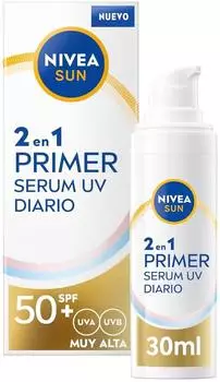 Nivea Sun Primer 2in1 T&auml;gliches UV-Serum LSF 50+ (30ml)
