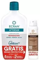 ECRAN AFTERSUN - 2er SET - After Sun Milk+ ECRAN SUNNIQUE Spray 1 Set