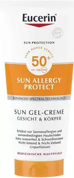 Eucerin Sun Allergy Protect sch&uuml;tzende Gelcreme f&uuml;r Gesicht und K&ouml;rper SPF 50+ (200ml)
