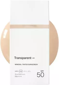 Transparent Lab Mineral Tinted Sunscreen SPF 50 light 100ml