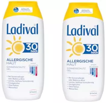 Ladival Allergische Haut Sonnenschutz Gel LSF 30 (2x200ml)