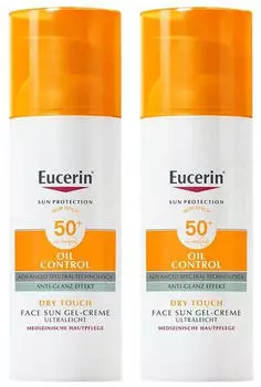 Eucerin Sun Gel-Cream Oil Control SPF 50+ (2x50ml)