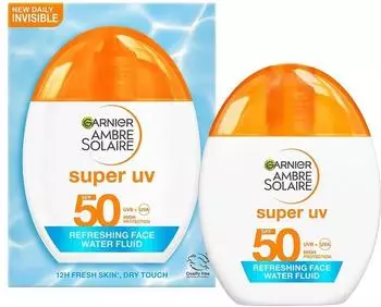 Garnier Ambre Solaire Super UV Bräunungsfluid für das Gesicht SPF 50 (40ml)