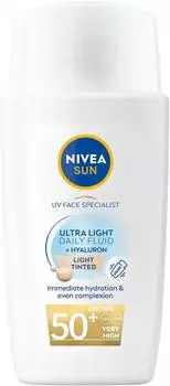 Nivea Sun UV Gesicht Experte Ultra Light Daily Fluid Heller Hauttyp LSF 50+ (40ml)