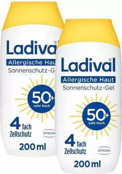 Ladival Allergische Haut Sonnenschutz Gel LSF 50+ (2 x 200ml)