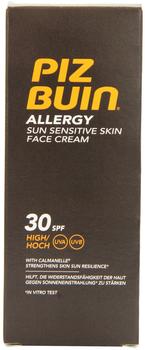 Piz Buin Allergy Sun Sensitive Skin Face Cream SPF 30 (50 ml)