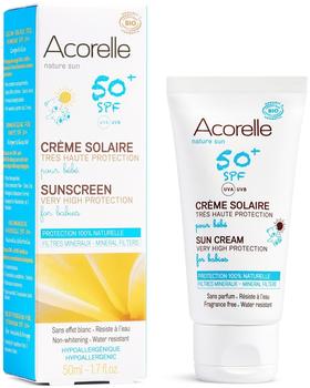 Acorelle Sunscreen for babies very high protection IP 50+ (50 ml)
