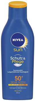 Nivea Sun Schutz & Pflege Sonnenmilch LSF 50+ (200ml)
