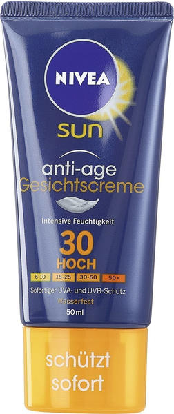 NIVEA Sun Anti-Age Gesichtscreme LSF30, 50 ml)