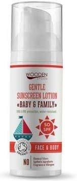 Wooden Spoon Gentle Sunscreen Lotion Baby & Family SPF 50 (50ml)