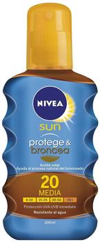 Nivea Sun Protect & Bronze Sonnenöl-Spray LSF 20 (200 ml)