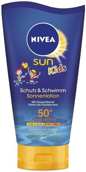 NIVEA Sun Kids Schutz & Schwimm Lotion LSF 50+ 150 ml
