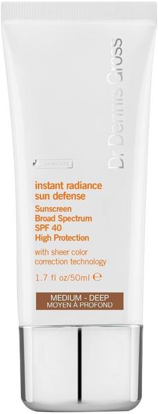 MDSkincare Instant Radiance Sun Defence SPF 40 Medium - Deep (50ml)