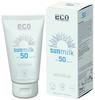 eco cosmetics Sonnenmilch LSF50 sensitive bio (75ml), Grundpreis: &euro; 186,53...